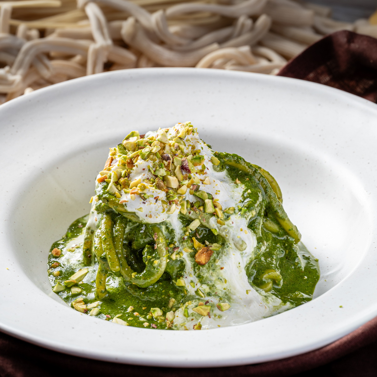 Bigoli Pesto Burrata