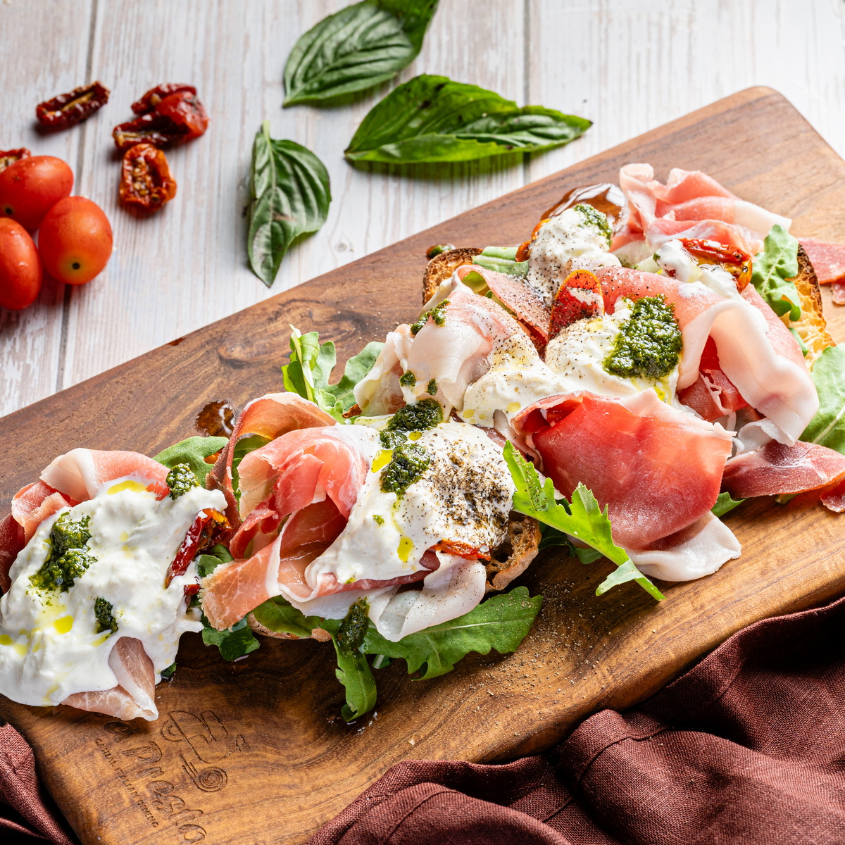 Parma Ham e Burrata