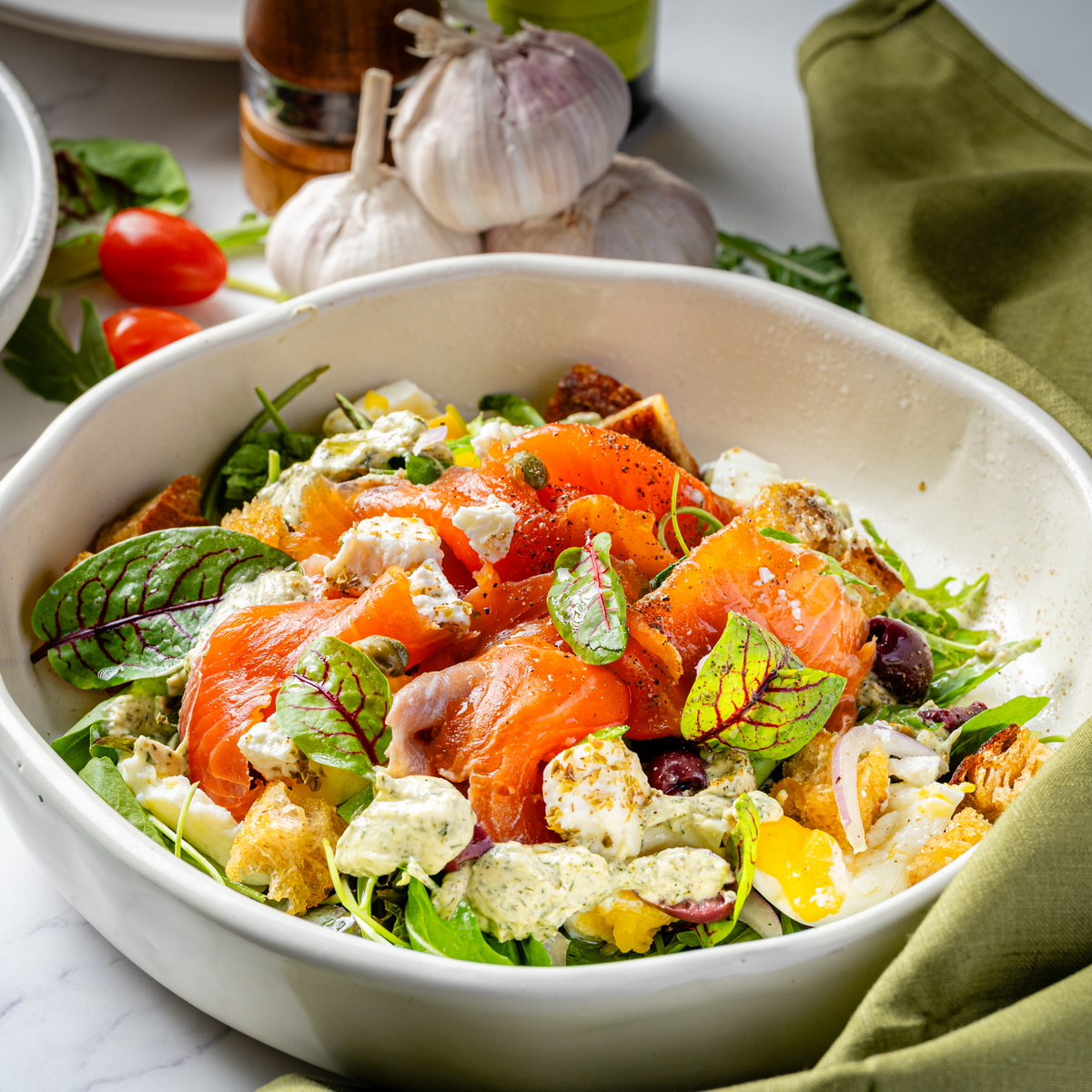 Smoked Salmon e Feta